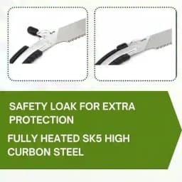 Radhe Pruning Saw 21 Inch Sk95 Steel Foldable Saw, 3-Sided Teeth For Fruit Trees And Branches 11