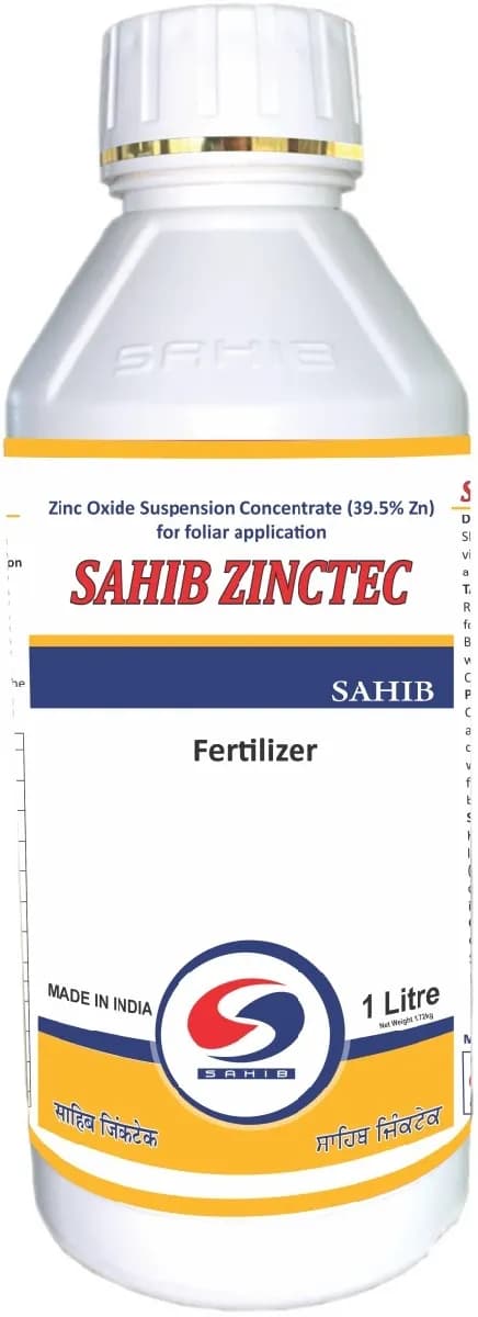 Sahib Zinctec Zinc Oxide 39.5% Micronutrient , Zinc Fertilizer, Helps In Starch Production By Availing More Zinc to Plants