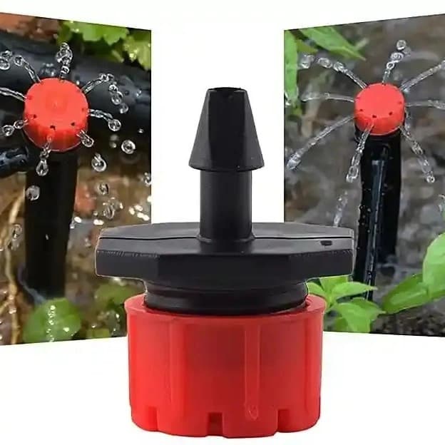Vasudha Irrigation Adjustable Red Dripper 4mm For Drip Irrigation - Image 3
