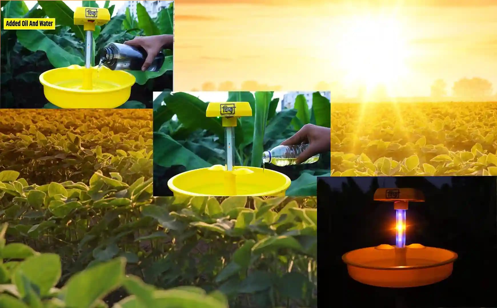 Chipku Mini Solar Insect Trap For Agriculture With UV Light, Solar Light Trap For Agriculture Insects Pests With 6 Months Warranty - Image 5