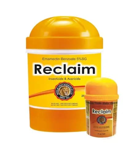 Shivalik Reclaim Emamectin Benzoate 5% SG Insecticide For All Gardening & Agriculture Crops, Controls Fruit & Shoot Borer Thrips, Mites etc - Image 1