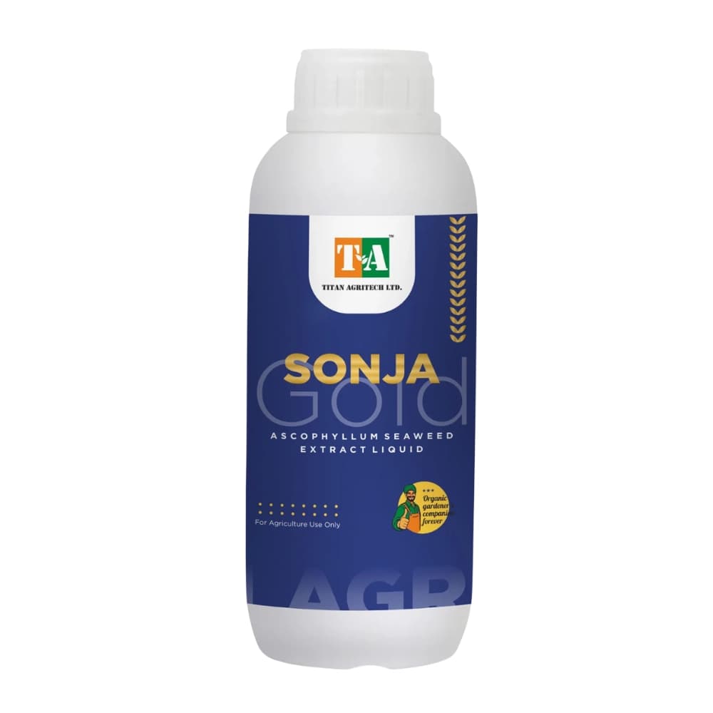 Titan Agritech Sonja Gold Seaweed Extract Liquid 30% Biostimulant, Boosts Root System And Nutrient Mobility - Image 1