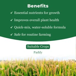 Aries Agro Majorsol Fertilizer (Paddy Plantation Special ), Fully Water Soluble Mixtures Of Fertilizers. 4