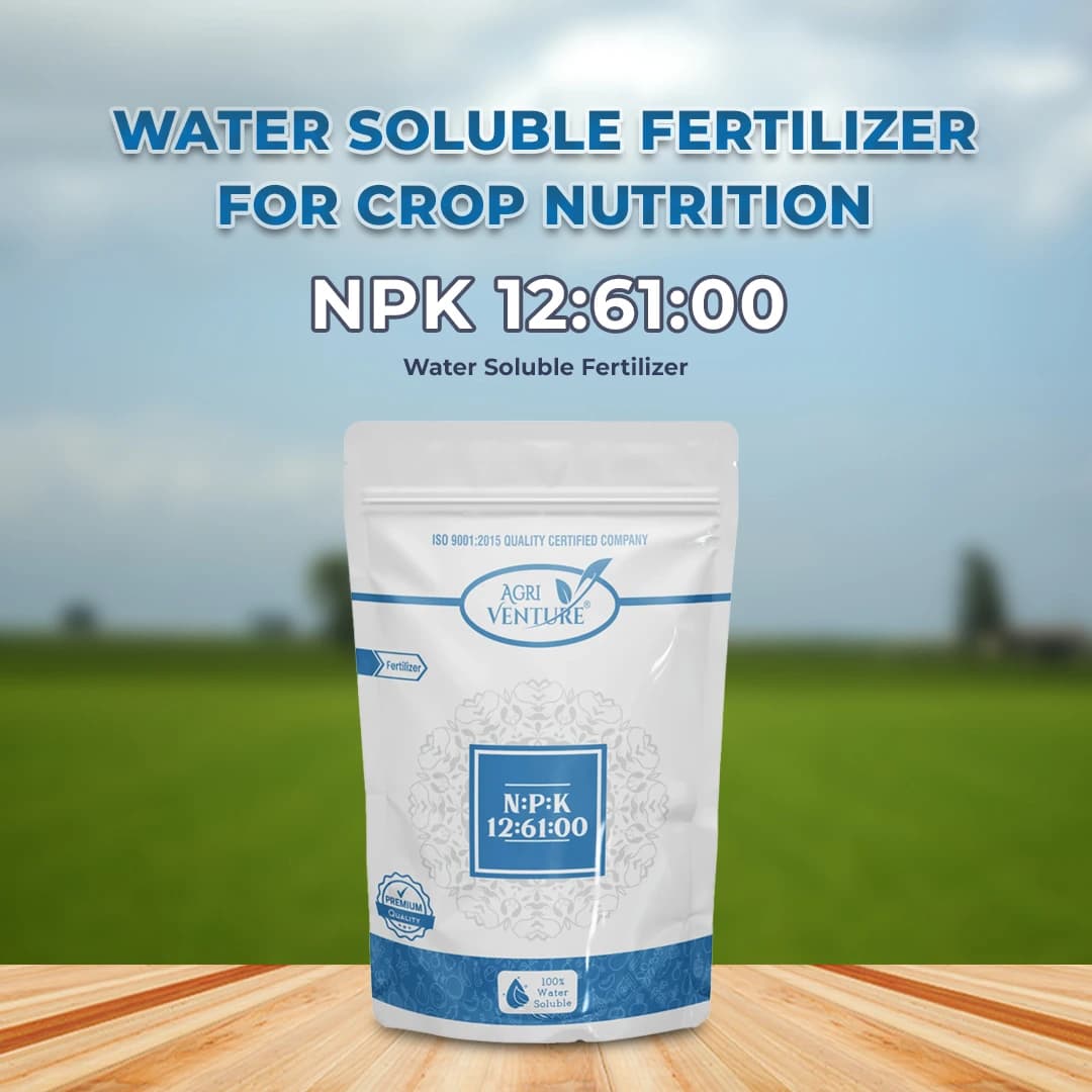 Agriventure NPK 12:61:00 Imported 100% Water Soluble Drip Fertilizer, Use for Vegetables and Fruits - Image 2