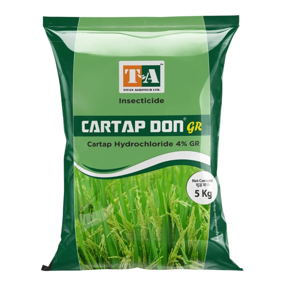 Titan Agritech Cartap Don GR Cartap Hydrochloride 4% GR Insecticide, Effective In Rice Crops - Image 1
