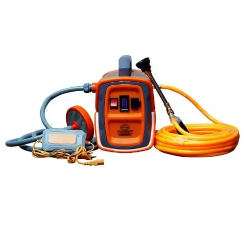 Pad Corp Double Bull Portable Battery Sprayer & Car Washer, Drip Injector 12 Volt x 14 Amp with 10 Meter High Pressure Hose Pipe - Image 3