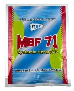 MBF 71 is an Ammonium Salt of Glyphosate 71% SG Non-Selective and Post Emergence Herbicide