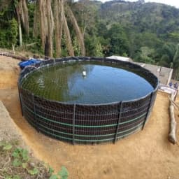 Megatex PVC Coated Biofloc Fish Farming Tank, Perfect For Biofloc Fish, Contributing To More Eco Friendly Farming 2