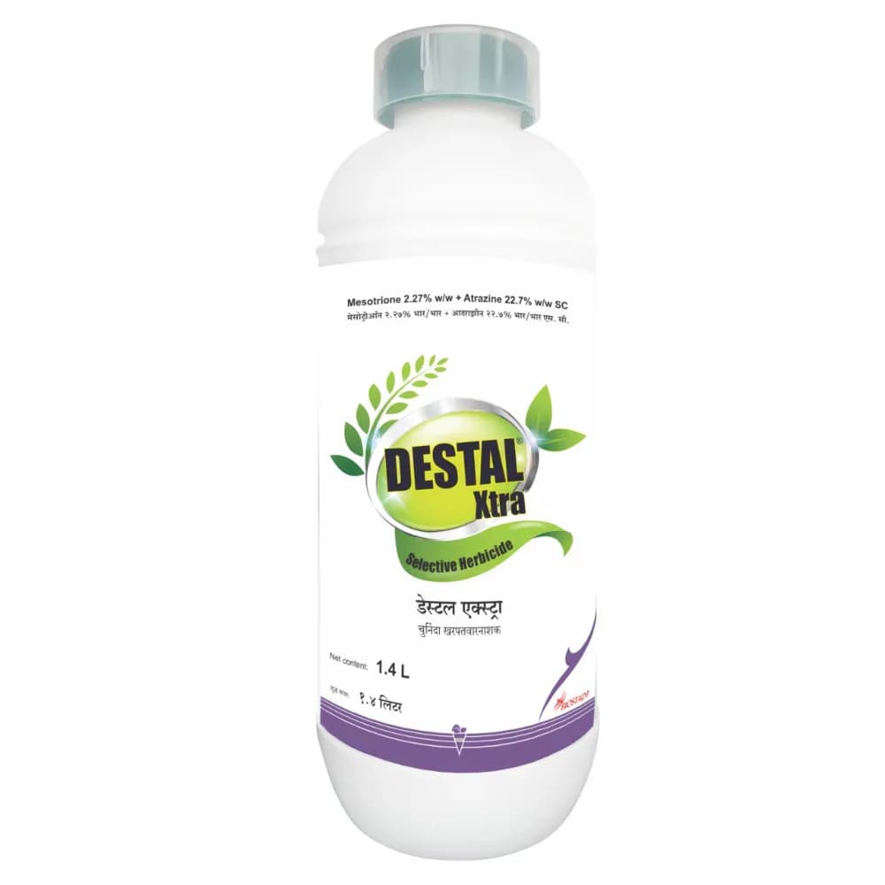 Biostadt DESTAL Xtra Mesotrione 2.27% + Atrazine 22.7% SC Herbicide, Effective Weed Control In Maize