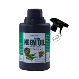 Chipku Natural Neem Concentrate Cold Pressed Oil 300 PPM With Free Spray Gun, 100% Organic and Water Soluble. For Gardening and Agriculture Use 1