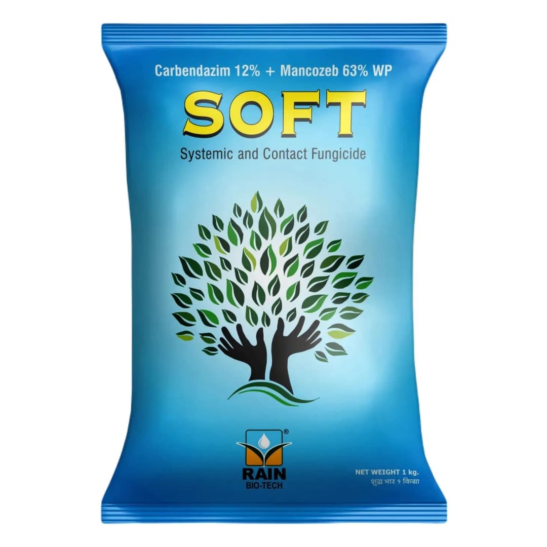SOFT - Carbendazim 12% + Mancozeb 63% WP Fungicide, Use Against Blast, Leaf Spot , Collar Rot, Root Rot, Early And Late Blight, Blister Blight - Image 7
