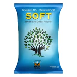SOFT - Carbendazim 12% + Mancozeb 63% WP Fungicide, Use Against Blast, Leaf Spot , Collar Rot, Root Rot, Early And Late Blight, Blister Blight 7