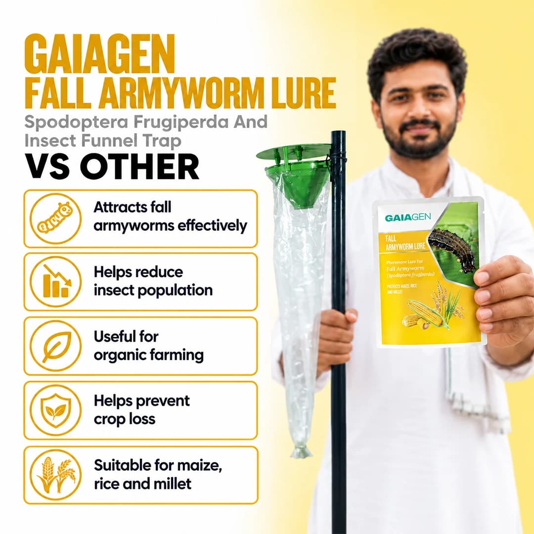 Gaiagen Fall Army Worm Pheromone Lure For Spodoptera Frugiperda And Insect Funnel Trap, IMO Certified - Image 12
