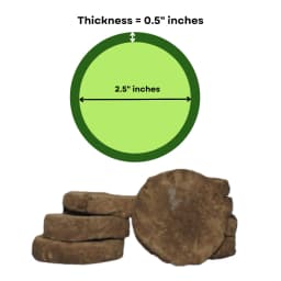 Pasuthai Desi Cow Dung Cake, Use For Agnihotra, Havan, Yagya Puja, Navratri Agyari, Cultural, Spiritual Events 4