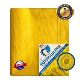 Tuffpaulin Pond Liner Heavy Duty Tarpaulin, Extra Strong Eyelets, UV Resistant 15