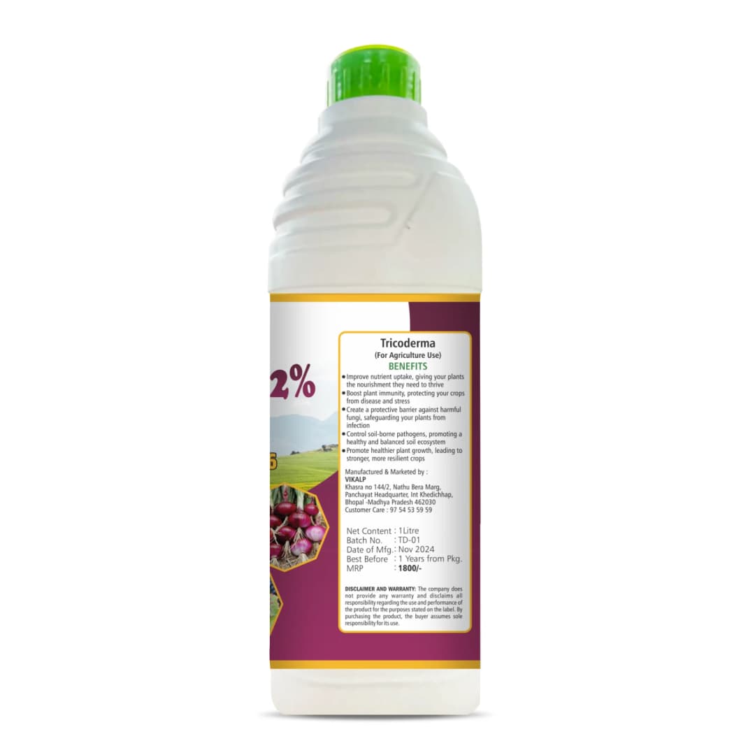 Vikalp Trichoderma Asperellum 2% Bio-Fungicide Liquid, Healthy Plant Growth For Soil-Borne Disease Control In Plants - Image 3