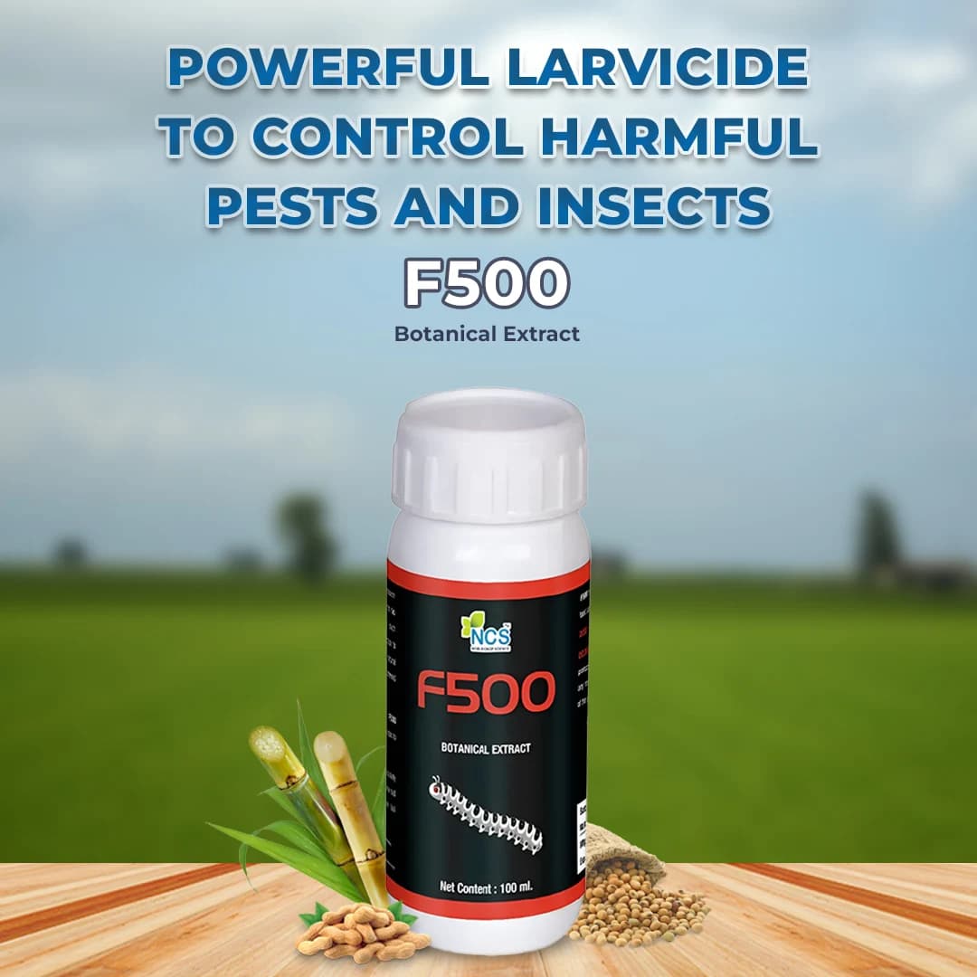 F500 - Larvicide, For Killing All Types of Larva, Spodoptera, Heliothis, Spotted Bollworm, Pink Ballworm, Brinjal Leaf Miner, Sugarcane Bollworm, etc - Image 2