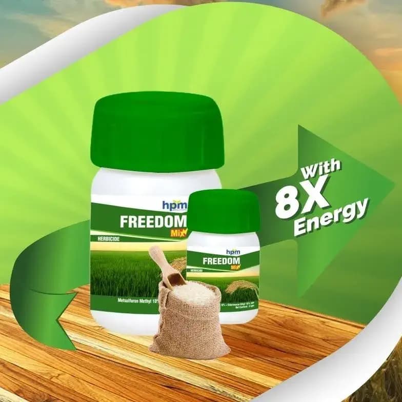 HPM Freedom Mix Metsulfuron Methyl 10% + Chlorimuron Ethyl 10% WP Herbicide, Effective Weed Control In Rice Crops - Image 2