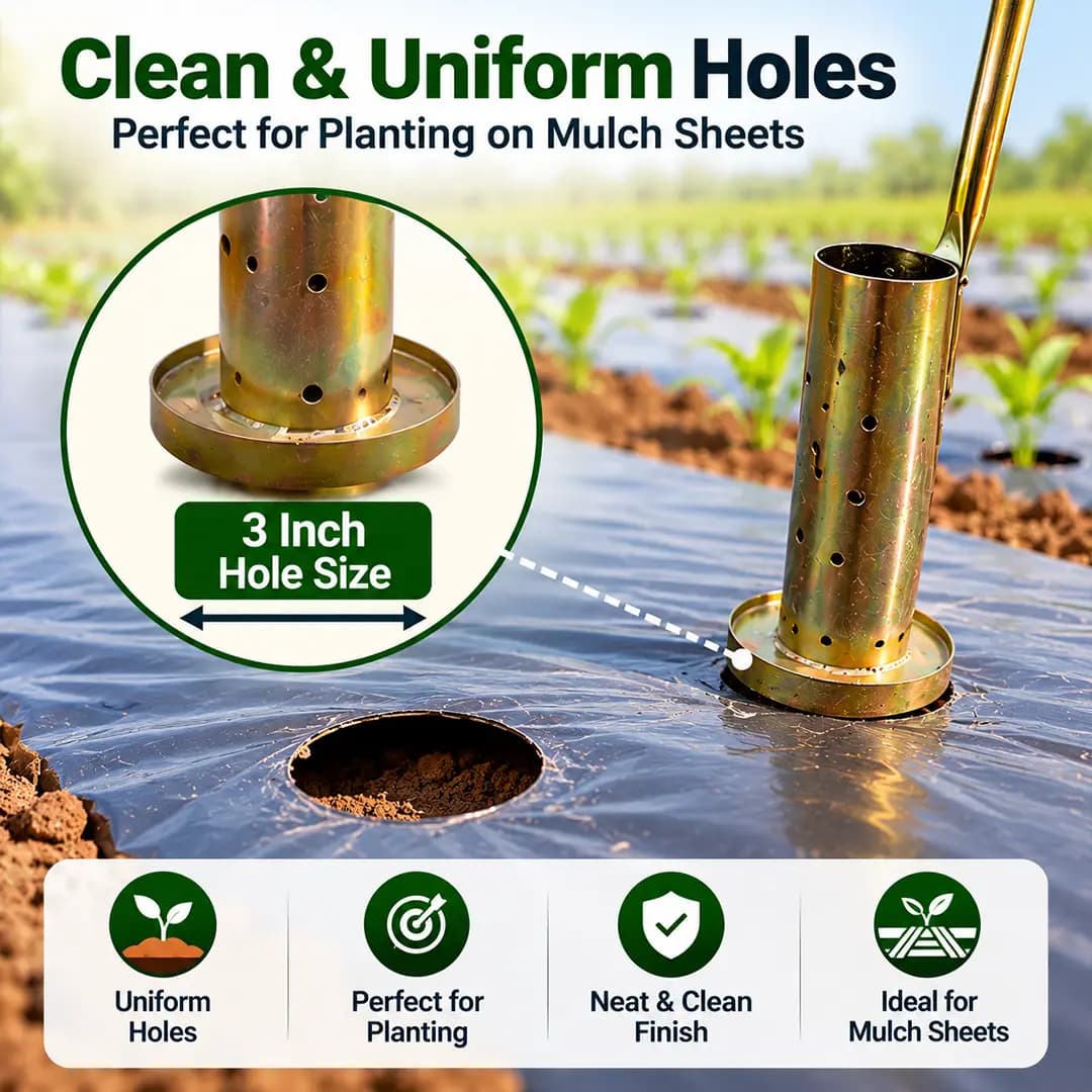 Siddhi Mulching Hole Making Machine, Hole Size 3 Inch, Manually Operated Easy to use - Image 5