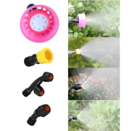 FarmEarth 4-Type Nozzle Set For Agricultural Battery Sprayer, 8 Hole, 4 Hole, 2 Hole, 1 Hole 2
