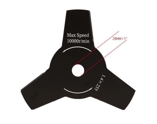 Fenton Krishi FTK-3T Iron 3-Teeth Blade, Best For Grass Cutting (Automated Feed) - Image 4