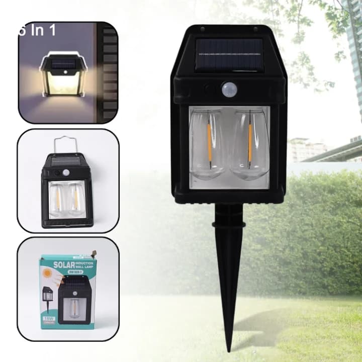 Solar Induction Wall Lamp With 2 Modes & Motion Sensor, Waterproof Design And Dusk-To-Dawn Auto Operation For Outdoors - Image 2