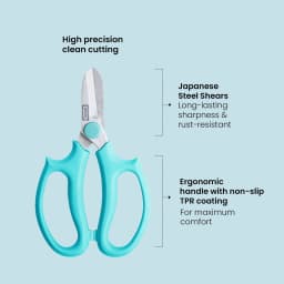 IFFCO Urban Garden Multipurpose Garden Scissors, Precision Cutting For Leaves, Flowers & Trimming 3