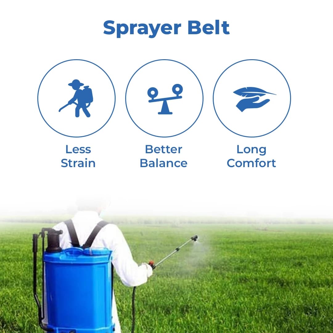 Radhe Agriculture Sprayer Pump Belt, 39 Inch Length And 2 Inch Width, Adjustable And Heavy Plastic Hook (Color May Vary) - Image 3