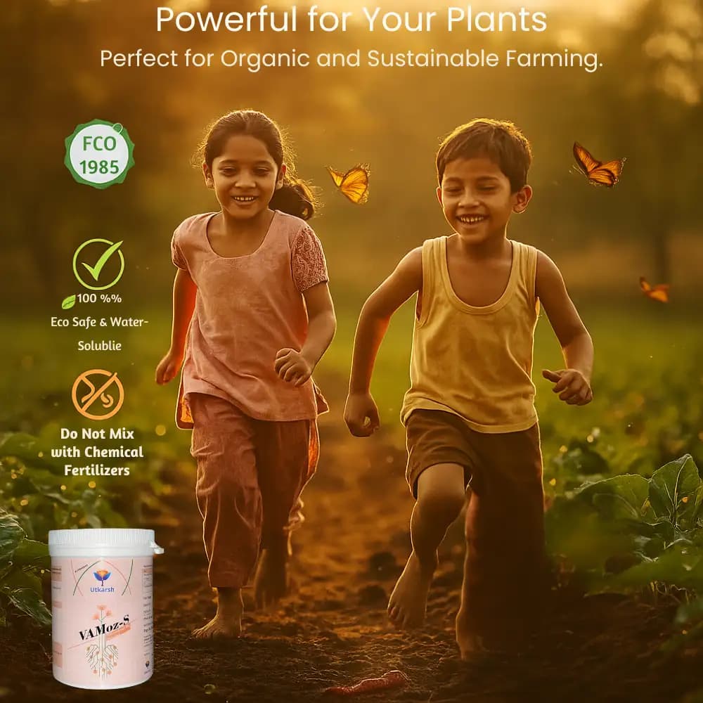 Utkarsh VAMoz-S Mycorrhiza Powder, 5000 IP-gm Biofertilizer For Root Growth And Plant Health - Image 5