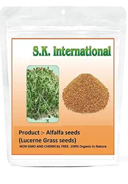SK ORGANIC Combo Pack of (Clover Seeds + Radish Seeds + Alfalfa Seeds) Each for Sprouting and Cultivation 2