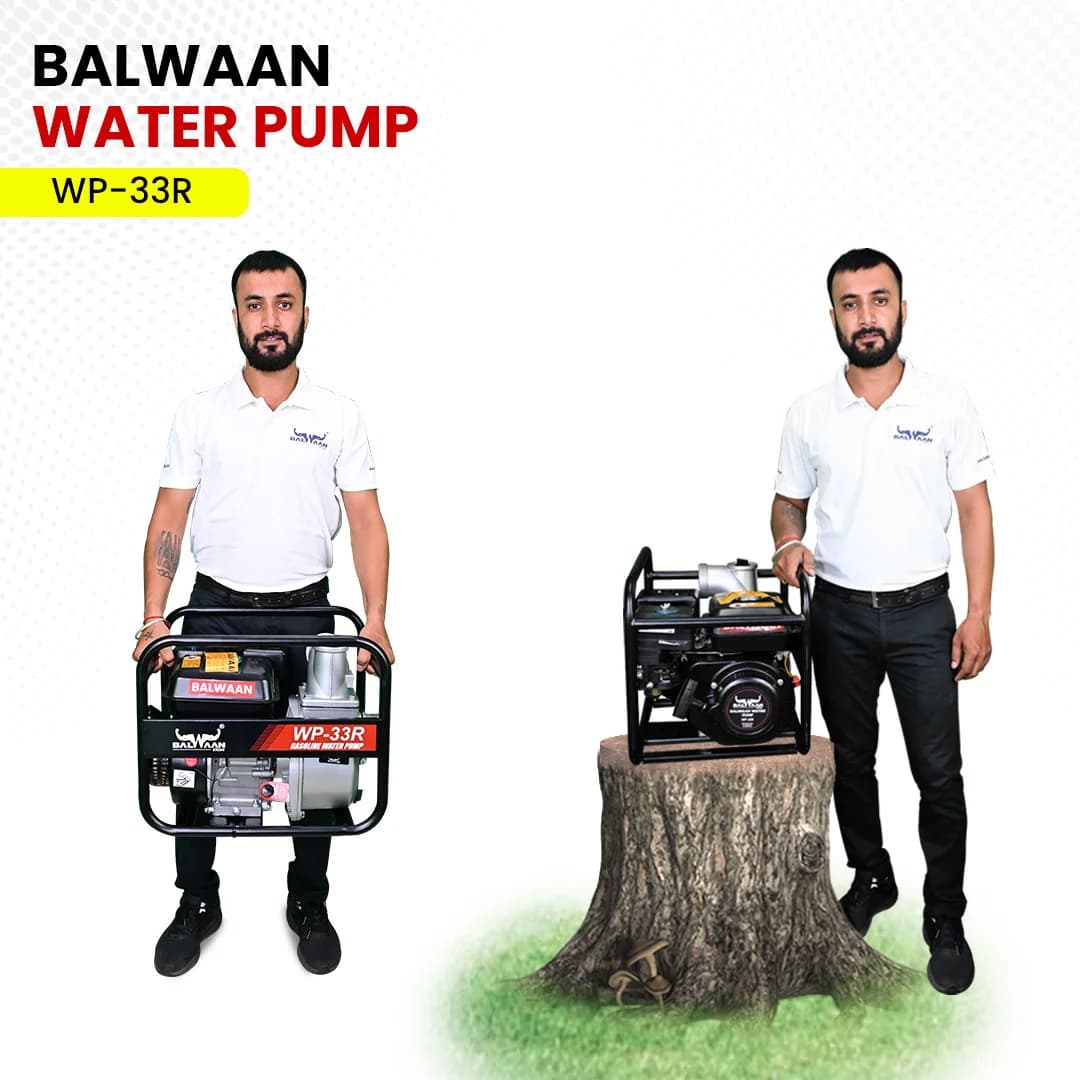 Balwaan WP-33R Gasoline Water Pump - 7HP, 4 Strock - Image 11