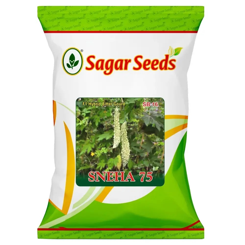Sagar Sneha 75 F1 Hybrid Bittergourd Seeds, High Yield, For Kharif and Summer Season