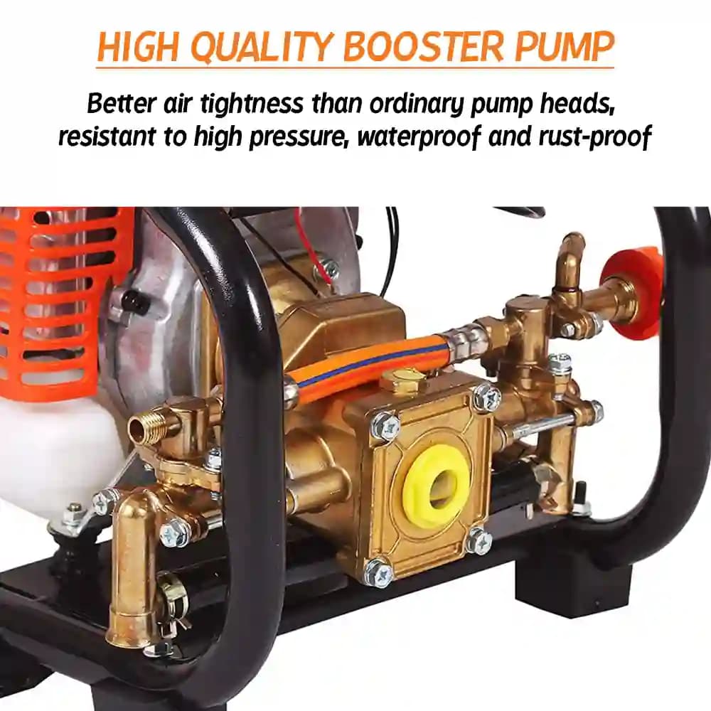 Neptune PW-768A 2-Stroke Portable Power Sprayer, 26CC Petrol Engine, 15 Meter Hose, High Pressure Up To 35 Feet Spray, Ideal For Farming & Garden - Image 8