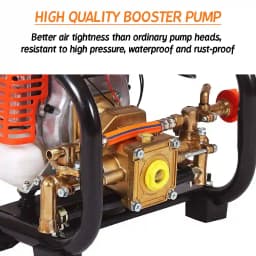 Neptune PW-768A 2-Stroke Portable Power Sprayer, 26CC Petrol Engine, 15 Meter Hose, High Pressure Up To 35 Feet Spray, Ideal For Farming & Garden 8