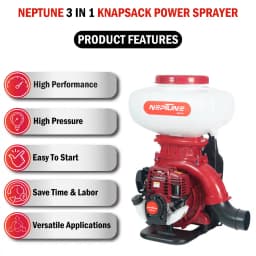 Neptune MBD-40 2 In 1 Knapsack Mist Blower, Powder Duster And Sprayer, 4-Stroke 35CC Petrol Engine, 20L Tank Capacity, Ideal For Farming And Garden 8