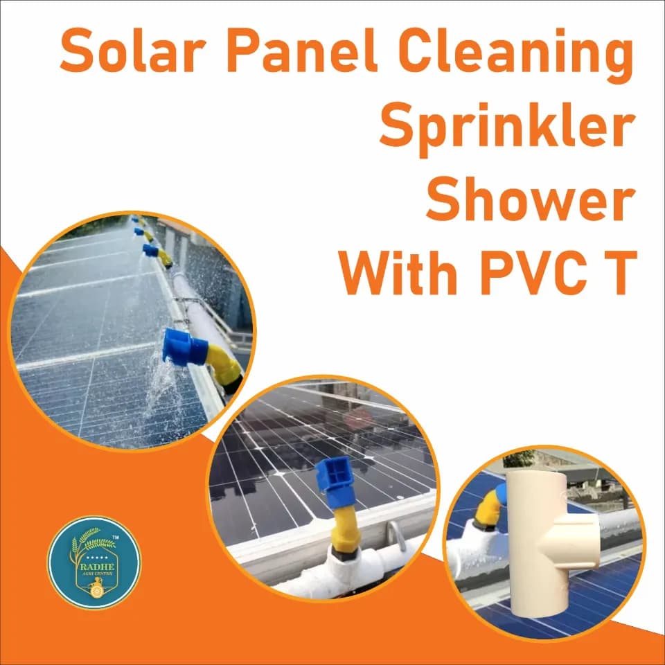 Radhe Solar Panel Cleaning Sprinkler Shower L Type With PVC T, Ideal Solution For Maintaining Solar Panels - Image 6