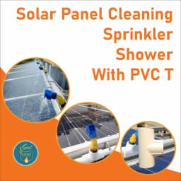 Radhe Solar Panel Cleaning Sprinkler Shower L Type With PVC T, Ideal Solution For Maintaining Solar Panels 6