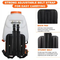 Neptune Model-767 Knapsack Power Sprayer, 4-Stroke 31CC Petrol Engine, 25L Tank, 2 Types Spray Guns Included, Ideal for Farming, Agriculture & Garden 7