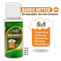 Barrix Wetter Bio-Degradable and Non-Ionic Surfactant, Specially Blended Non-Ionic Surfactant with Humectant to Achieve Maximum Spray Coverage 3