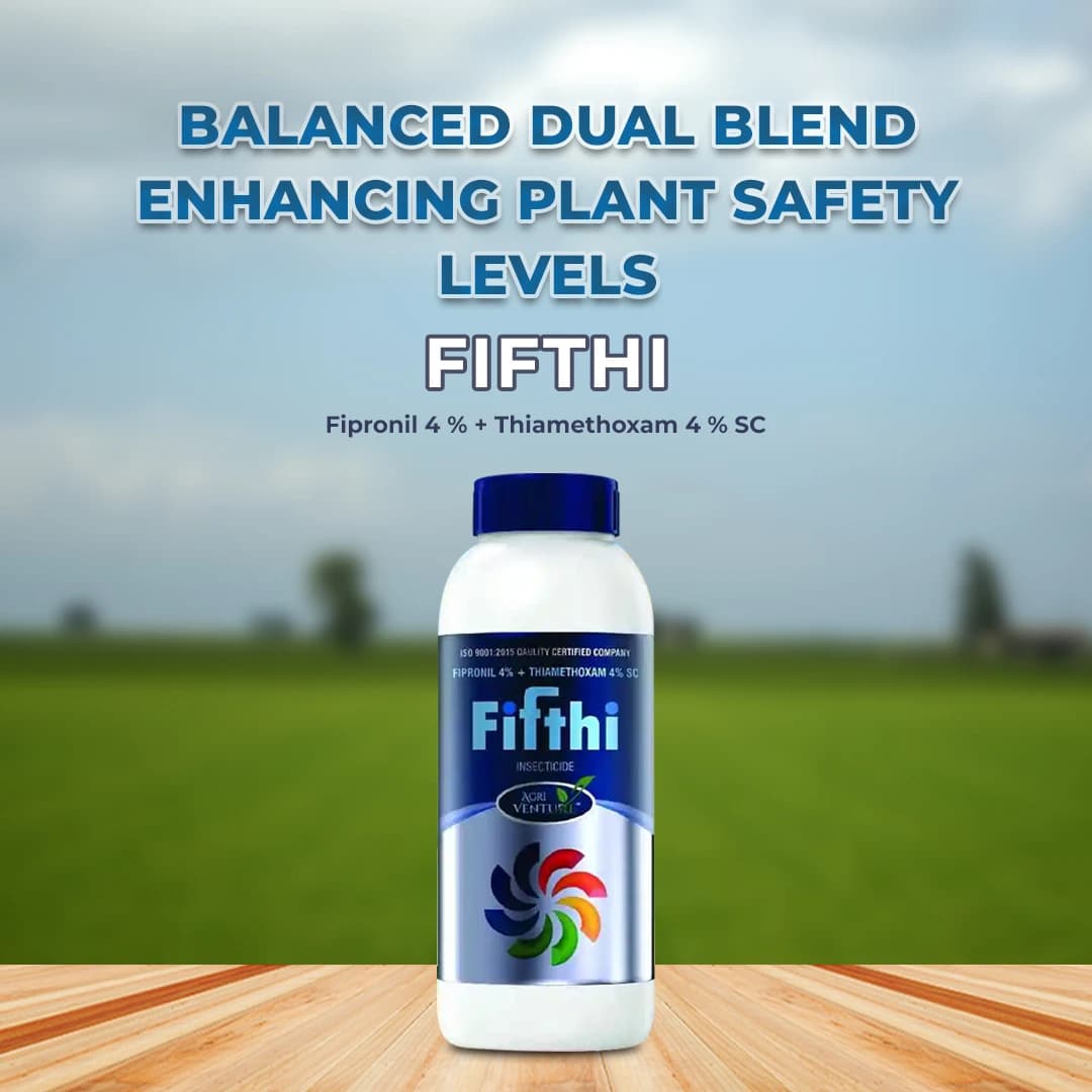 Agriventure Fifthi (Fipronil 4 % Ww + Thiamethoxam 4 % Ww Sc) Broad Specticide Systemic Insecticide - Image 2