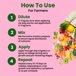 Utkarsh Calcium Nitrate Ca(NO3)2 (100% Water Soluble Fertilizer) For Foliar Spray and Irrigation 5