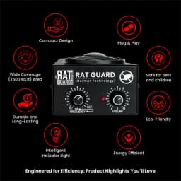Jiya Advanced Ultrasonic Rat Guard, Rat Repellent Device, German Based Technology 5