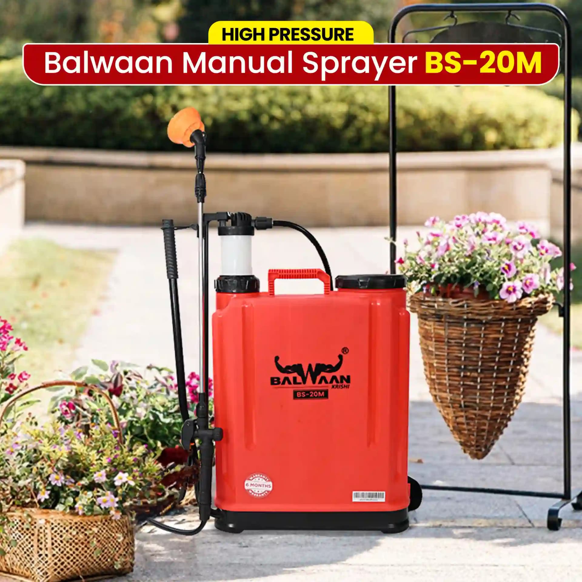 Balwaan Gold Series BS-20M Manual Sprayer - 20 Litre Capacity - Image 6