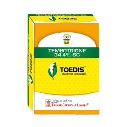 Thakar Chemicals TOEDIS Tembotrione 34.4% SC Herbicide, Post Emergence, Broad-Spectrum, Efficient For Broadleaf And Grassy Weeds In Corn 1