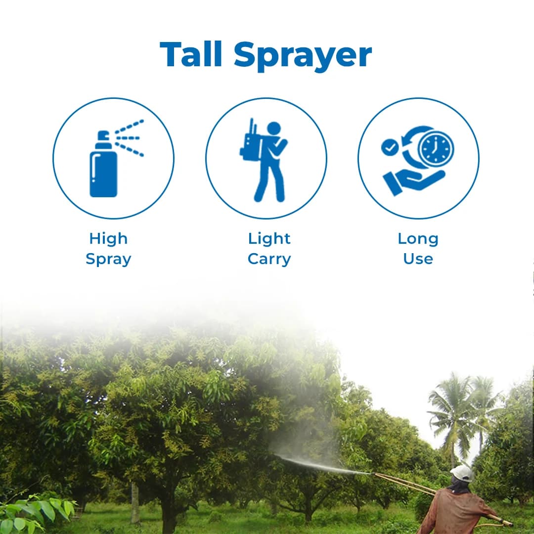 Neptune Heavy Duty Rocker Sprayer, Durable Pressure Tank with Easy Hand Pumping, 5M Hose & 90CM Spray Lance, Manual Hand Sprayer for Crop Protection - Image 3