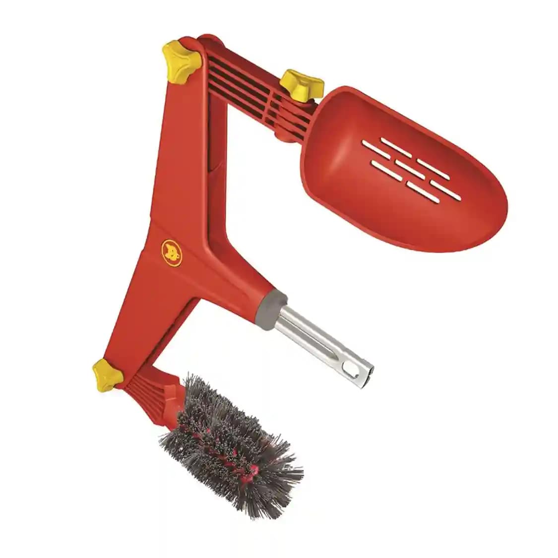 Wolf Garten Gutter Cleaner (GC-M), 2-In-1 Gutter Cleaner Features Both Leaf Scoop and Gutter Brush - Image 2