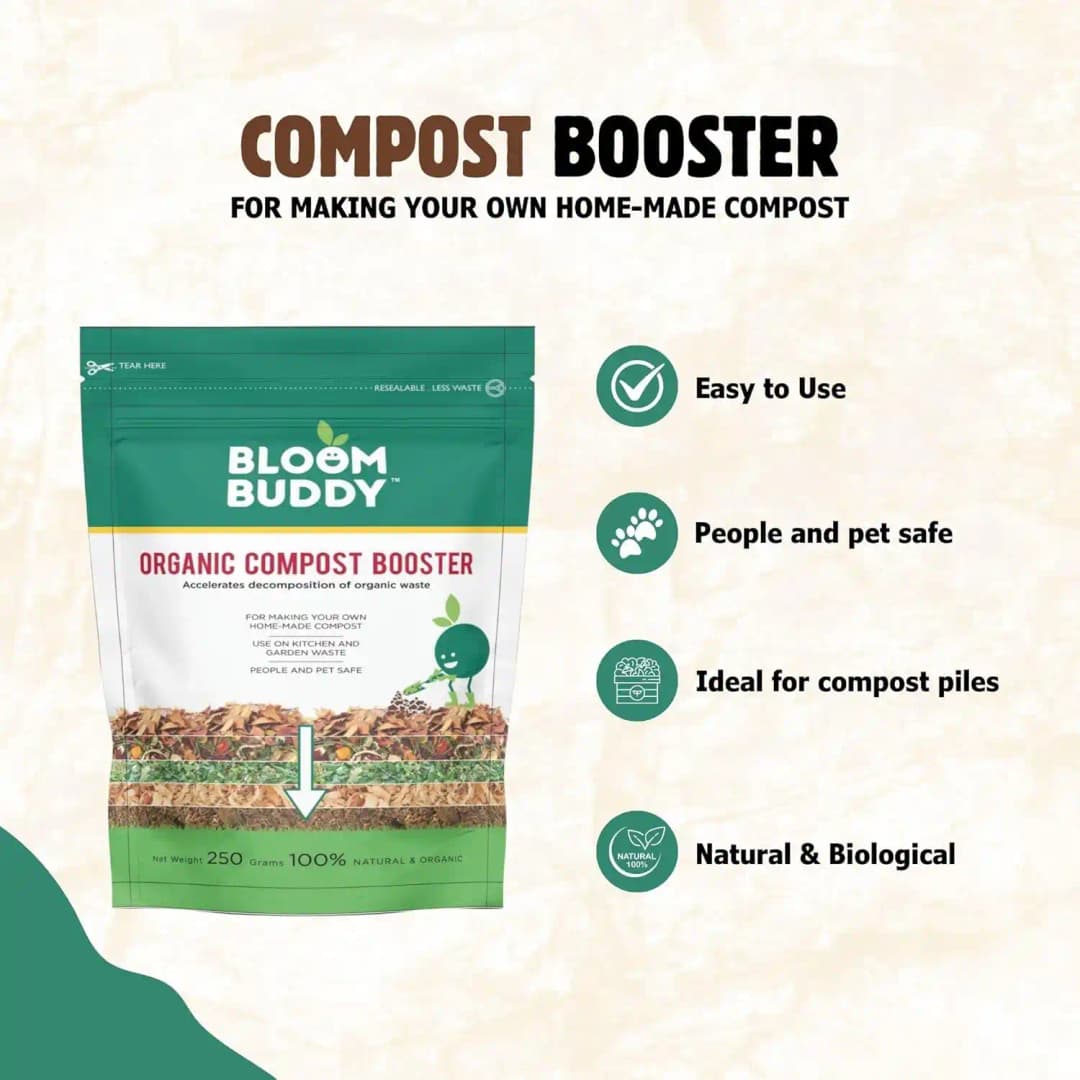 Bloombuddy Organic Compost Booster, Agricultural Waste Decomposition For Kitchen And Garden - Image 4