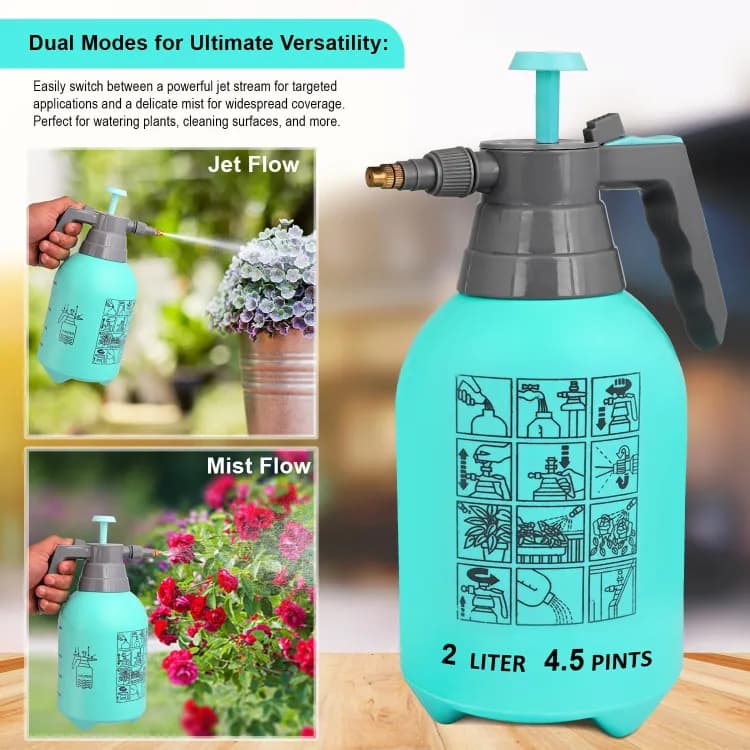 CropKraft Garden Sprayer (2L Capacity) Round, Ideal For Home And Garden Tasks, Spraying Pesticides, Insecticides, Or Water On Plants. - Image 5