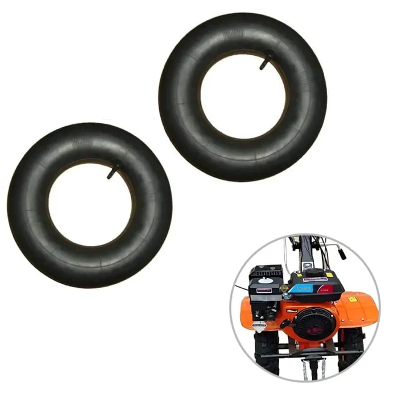 AJ Kisan Heavy Duty 4 x 8 Inch Tube For Power Tiller and Weeder Tyre (Pack of 2 Pcs)