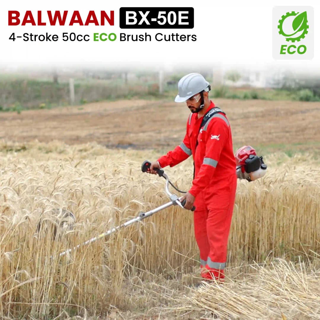 Balwaan BX 50E Eco Side Pack Brush Cutter, 4 Stroke 50cc, Use For Crop Cutting Cum Grass Cutting - Image 7
